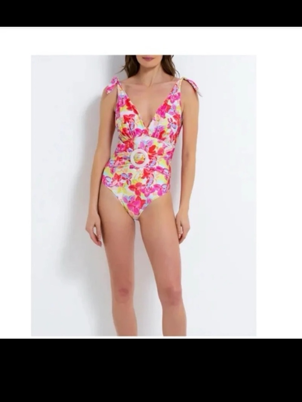 PatBo Hydra Belted Swimsuit One Piece size Medium - Picture 4 of 12